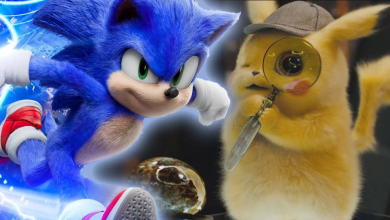 Photo of Detective Pikachu and Sonic the Hedgehog