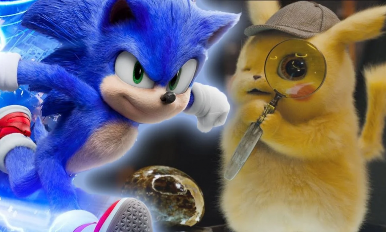Detective Pikachu and Sonic the Hedgehog