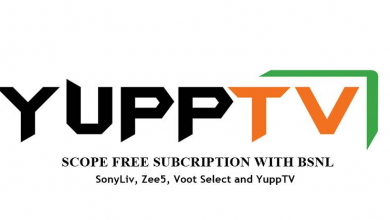 Photo of YuppTV Scope Subscription activate. Bsnl Yupptv Cinema Plus: ZEE5, Voot, and SonyLIV