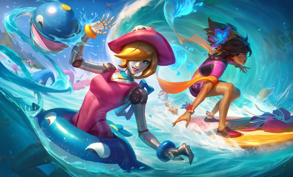 Best Pool Party Skins in League of Legends