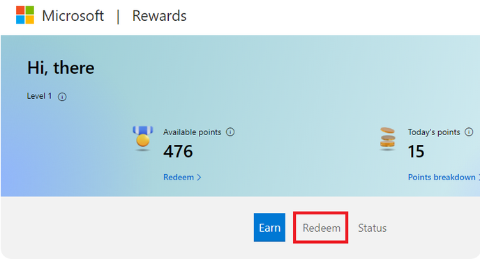 Microsoft rewards - Roblox