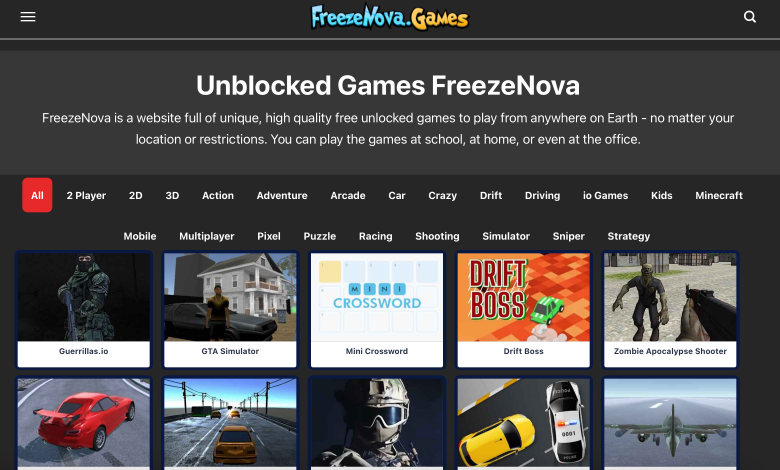 How to Play Unblocked Games Freezenova?