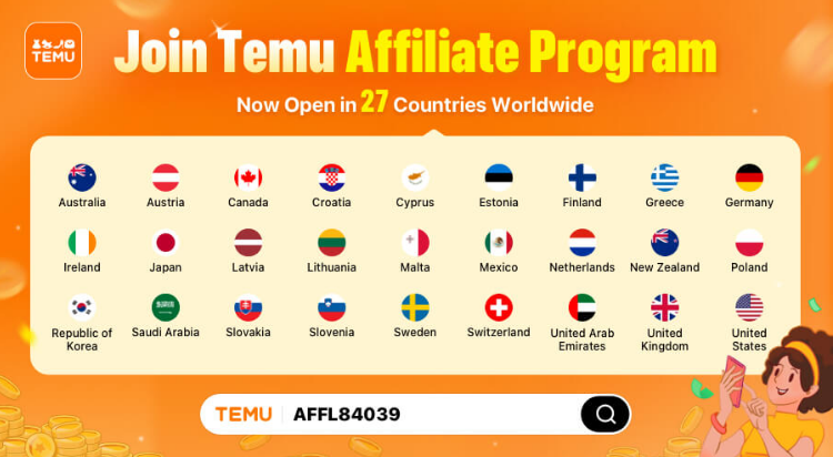 TEMU Affiliate Program 2024: Earn Up to ￥10,000,000 a month!